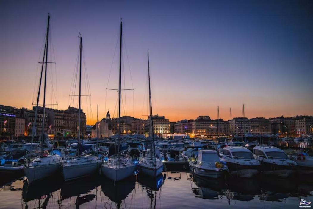 Vue Mer Plage Catalans Vieux Port Clim - 2 Chambres Marsella Exterior foto